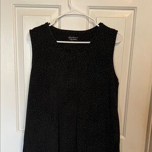 Gudrun Sjoden Black polka dot Sleeveless Dress